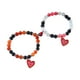 thumbnail image 2 of Pulseras de pareja con temática de San Valentín. Linda pulsera magnética ajustable para pareja. Regalo ideal para San Valentín. Pulsera de metal., 2 of 6