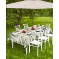 thumbnail image 4 of Fsddascl Green Palm Tree Outdoor Tablecloth - 60x102 Inch Rectangle Dining Table Cover, Summer Beach Cactus Waterproof Outdoor Table Cloth with Umbrella Hole & Zipper for Picnic/Patio/Party, 4 of 7