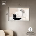 thumbnail image 4 of Lumina Neutralis II Canvas Print Minimalist Art by Art Remedy, White Frame, 45 x 30, 4 of 6