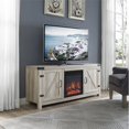 thumbnail image 2 of Pemberly Row 58" Fireplace TV Stand in White Oak, 2 of 4