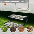 thumbnail image 5 of Yuyamidu Butterfly RV Steps Covers Rugs 4 Pack RV Camper Step Stair Covers Rugs Boho Mandala Flower Camper Step Covers Universal RV Stair Carpet with Hook and Loop, 5 of 7