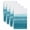 Turquoise, variant on Turquoise White Ombre Kitchen Towels Set of 4, Modern Country Abstract Stripes Absorbent Dish Towels for Kitchen, Microfiber Hand Towel, Quick Drying Tea Towel for Cleaning Decorative Dishcloths