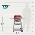 thumbnail image 4 of Charbroil Bistro Pro with Heat Thermometer, Warming Rack, Portable, Digital Display, Storage Rack, 4 of 10