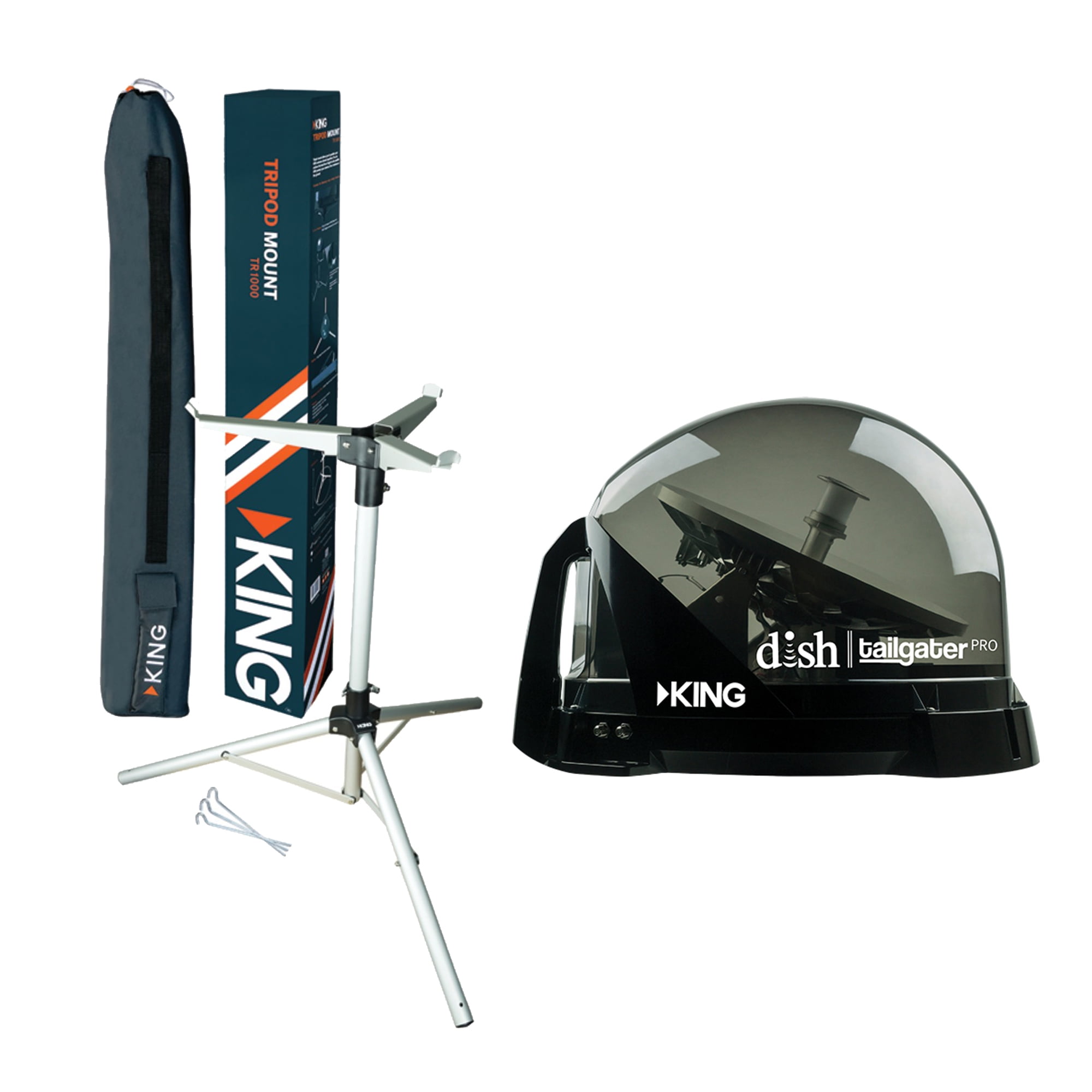 KING DTP4900 DISH Tailgater Pro Premium Satellite Antenna ...