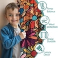 thumbnail image 3 of Blackout Kids Curtains,Pioneer Flower Floral Print Pattern Childrens Insulated Curtains Set Of 2,Bedroom Essentials,Toddler Room Decor 52"x63", 3 of 5