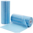 thumbnail image 1 of Chiffons de Nettoyage Jetables Secs, Lingettes Pratiques Réutilisables, Linges à Vaisselle Réutilisables Multi-Usage, Serviettes de Nettoyage Réutilisables, Lavables à la Machine, Chiffon J, Lingettes Pratiques Robustes 9,8 Pouces X 11,8 Pouces, 100 Unités par Rouleau, 1 of 7