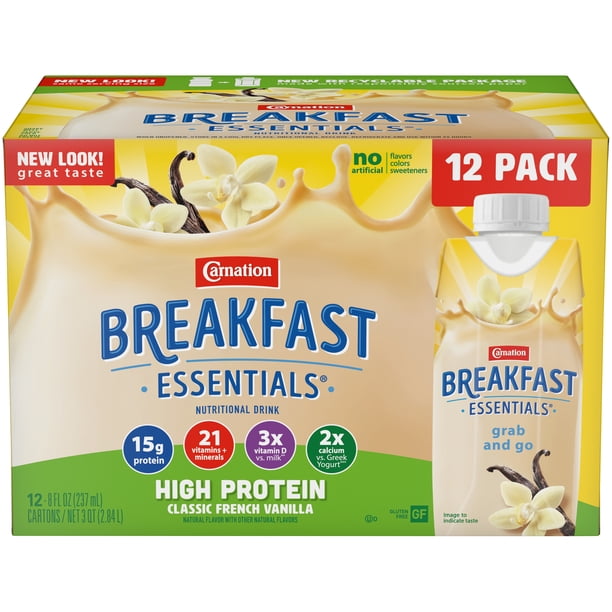 Carnation Breakfast Essentials High Protein Ready to Drink Nutritional
