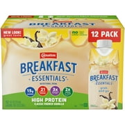 Carnation Breakfast Essentials High Protein Ready to Drink Nutritional Breakfast Drink, Classic French Vanilla, 12 - 8 FL OZ Cartons