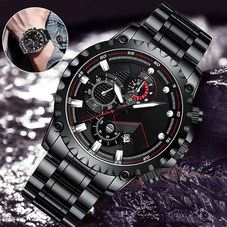 Automatic Mechanical Watch for Men - Luminous, Date, Water Resistant