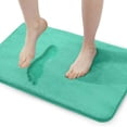 thumbnail image 1 of Memory Foam Bath Rug  24”x36”  Dark Purple  Non Slip Bathroom Mat  Machine Wash, 1 of 5