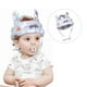 thumbnail image 1 of Casco de seguridad para bebé, cómodo, suave, transpirable, ligero, gorro de seguridad para niños pequeños de 5 a 24 meses, color gris, 1 of 10