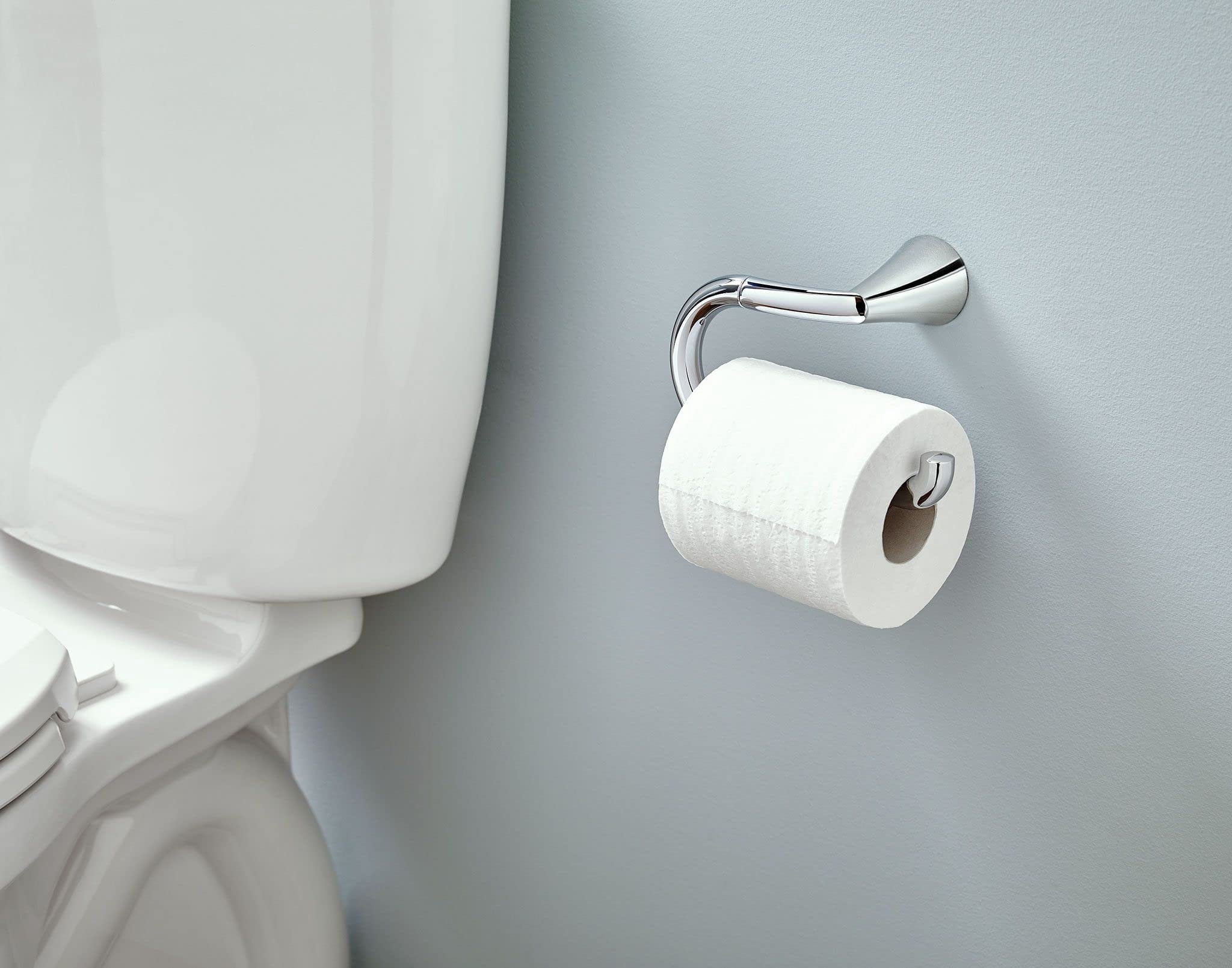 Moen YB2308CH Glyde Wall Mount Toilet Tissue Holder In Polished Chrome