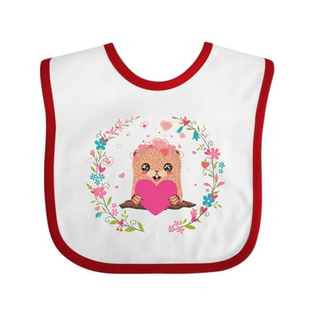 

Inktastic Groundhog Day Cute Girls Gift Baby Girl Bib