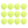 thumbnail image 1 of 12 Tennis Balls Rubber Felt Pressure Practice Balls, with Storage Bag, for Training, 1 of 7