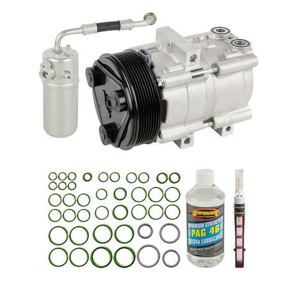 For Ford F-150 F-250 1998 OEM AC Compressor w/ A/C Repair Kit - BuyAutoParts