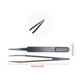 thumbnail image 5 of Carbon Fiber Anti-static tweezer for Jewelry Craft DIY Beauty Electronics Repair, 5 of 17
