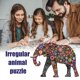 thumbnail image 3 of Rompecabezas De Animales De 500 Uds., Rompecabezas De Dinosaurio Para Adultos Y Niños, Juego De Rompecabezas De Aprendizaje Educativo Preescolar Methold FN007965-02, 3 of 6