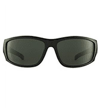 B.N.U.S Corning Glass Lens Polarized Sunglasses Men Women Wrap-round Mirror Scratch Proof Shades Black Grey Lens