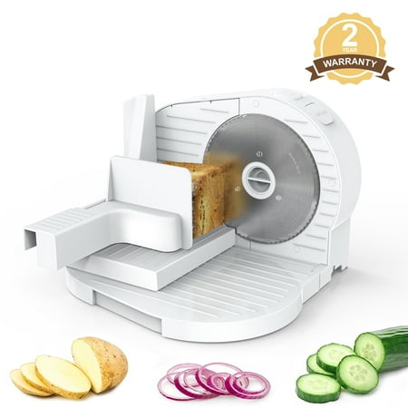 Electric Food Slicer Cheese Deli Bread Meat Food Cutter Stainless Steel
