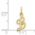 thumbnail image 3 of 10K Or Jaune Initiale L Charme, 3 of 3