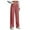 Watermelon Red, variant on Lixiuxyad Women's Pants Casual Pants For Women High Waist Trousers Straight Leg Button Down Work Business Pants With Pockets Beige