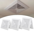 thumbnail image 4 of ABS Square Diffuser for Air Conditioner Snap-in Spring Panel Ventilation Hood, 4 of 6
