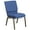 Blue Fabric/Gold Vein Frame, variant on Flash Furniture Hercules Series 18.5"W Upholstered Adult Church Chair with Book Rack, Royal Purple