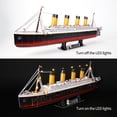 thumbnail image 3 of CubicFun LED 3D Puzzle Christmas Titanic Ship Gifts 3D Puzzles for Adults RMS Toys Model Kits 34.6 in, Difficult Watercraft Jigsaw Family Puzzle 3D & Cruise Desk Decor Gifts for Women Men, 266 Pie, 3 of 9
