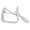 White, variant on clear shoulder bag Women's Transparent Handbag Small Clear Purse Bags Purses for Women, Handbag Hobo Bags Vegan Leather Crossbody Purse with Adjustable Strap