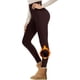 thumbnail image 2 of Leggings de mujer con forro polar y cintura alta - Pantalones de yoga cálidos para invierno, térmicos suaves, poliéster spandex, S-XXL, 2 of 3