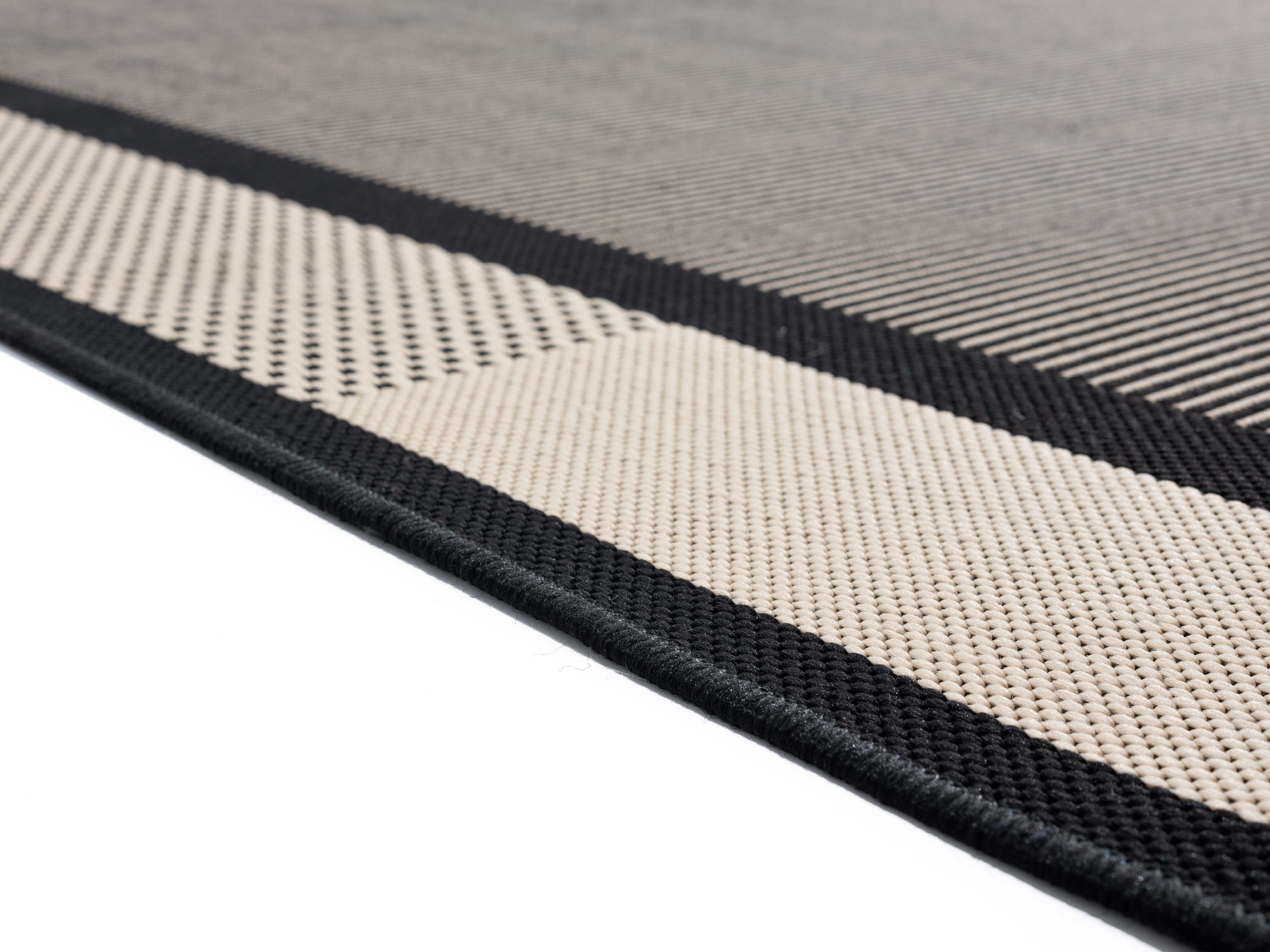 United Weavers Mali Dorothy Contemporary Border Area Rug, Black, 5'3" x 7'6"