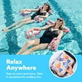 thumbnail image 6 of SYNCFUN Inflatable Pool Float for Adults,2 Packs Blow up Pool Noodles Chair for Summer Outdoor Beach Party,Inflatable Pool Lounge ,Water Floating Pool Chair, 6 of 8