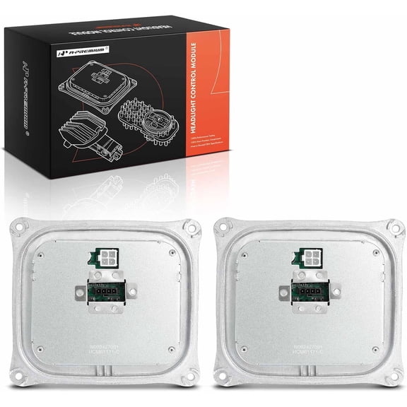 A-Premium Headlight Control Module Compatible with BMW 335i 2007-2008, 328i 2007-2010, 328xi 2007-2008, 328i xDrive, 335i xDrive X5, X3, 645Ci, 650i, M3, M6 & Mini Cooper & Audi TT Quattro, R8