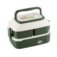 thumbnail image 1 of Food Containers with Lids 3 Compartments Microwave Safe Sealed Picnic Lunchbox Divided Cells Food Storage Accessories, 1 of 3