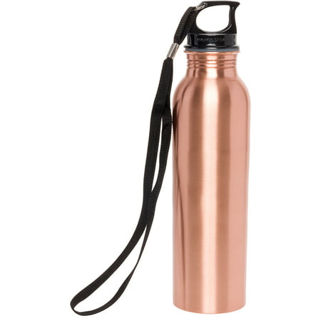 Mindful Design Pure Copper Polished Leak-Proof Ayurvedic Water (Best Copper Water Bottle Brand)