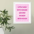 thumbnail image 6 of Designs ByLITA Little Girls With Dreams Become Women With Vision, 5 x 7 Black Wall Print (Framed) | Home Decor, 6 of 7