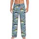 thumbnail image 1 of Fotbe Various Wild Sea Fish Pantalones de Pijama para Hombre, Pantalones de Dormir, Pantalones de Casa con Cintura Ajustable y Bolsillos-XX-Large, 1 of 6