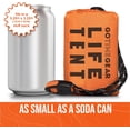 thumbnail image 4 of czcpp-Survival Life Tent - Tente Tube d'Abri d'Urgence Mylar pour 2 Personnes + Paracorde - Protection Tous Temps pour Camping, Randonnée et Kits de Survie - Inclut Sifflet d'Urgence, 4 of 4