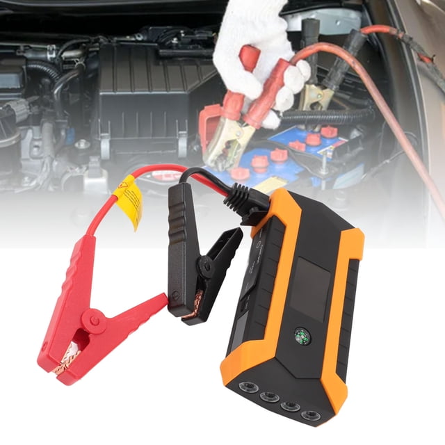 Arrancador De Batería Portátil Para Automóvil, Arrancador De Emergencia De 12 V, Batería De Arranque Pico De 1000 A, 4 Carga Rápida USB Incorporada De 15000 MAh, Refuerzo