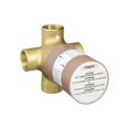 thumbnail image 1 of Hansgrohe 15936181 0.75 in. Shower Rough-In Quattro Green 3-Way Diverter Valve, 1 of 1