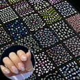 thumbnail image 6 of 30 Sheets Flower Nail Art Stickers Decals Colorful Flower Nail Stickers 3D Self Adhesive Cute Daisy Floral Nail Decals Heart Nail Supplies Nail Art Design Decoration Accessories for Women and Girls, 6 of 7