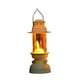 thumbnail image 2 of Portable Lantern LED Candle Light | Hanging Simulated Flame | Oil Lamp | Outdoor Camping Festival | Durable Plastic | Energy Efficient | Battery Powered | 13x6x6cm | 1 Pack | White, 2 of 6