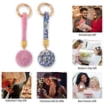 thumbnail image 5 of 2 uds llavero de bola de cristal brillante de moda bolso de coche bolso colgante llavero para mujeres niñas regalo, 5 of 5
