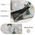 thumbnail image 6 of Grey Christmas Entryway Rug 2'x3'&nbsp; Non Slip Front Door Mats, Winter Green Pine Tree Gold Snowflake Entrance Rugs Indoor Outdoor Carpet, Washable Floor Mats Small Area Rug for Bedroom Kitchen, 6 of 8