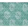 thumbnail image 4 of oneOone Cotton Flex Fabric Leaves & Floral Block Printed Craft Fabric BTY 40 Inch Wide, 4 of 4