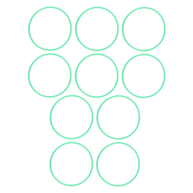 Sensory Training Hoop Fitness Exercise Hoops Hollow Rings for Home 10pcs 40cm Outer Diameter 10pcs 40cm Outer Diameter Sensory Training Hoop Fitness Exercise Hoops Hollow Rings for