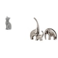 thumbnail image 1 of Figura de escritorio,Estatua de gato,linda estantería,escritorio,decoración del hogar,Estatua de elefante,Estatuas de elefantes de cerámica,figuras de elefantes,decoración,Decoración del, 1 of 8