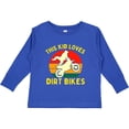 thumbnail image 3 of Inktastic This Kid Loves Dirt Bikes Motocross Boys Long Sleeve Toddler T-Shirt, 3 of 5