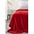 thumbnail image 5 of Mellowdy Plush Blanket - 320GSM King Blanket for Couch, Bed (Baked Apple, 108x90 inches), 5 of 7