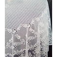 thumbnail image 2 of AdonisUSA Tablecloth White Lace - 70 inch Round with Floral Pattern for Wedding, Reception or Birthday Party, 2 of 2
